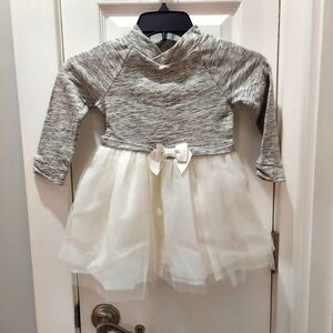 Crazy 8 dress grey white NEW wot Size 3t
